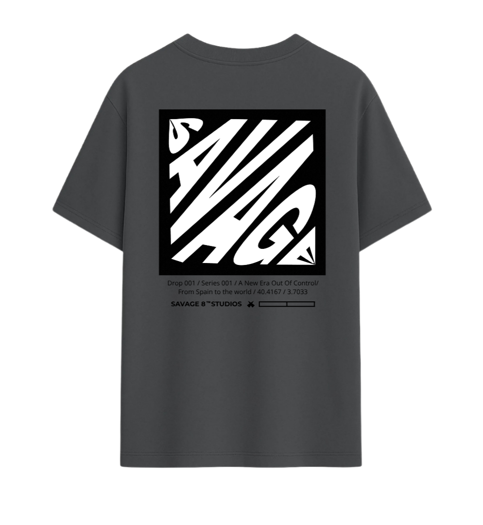 Grey graphic tee