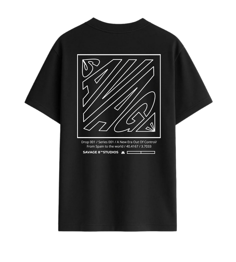 Black graphic tee